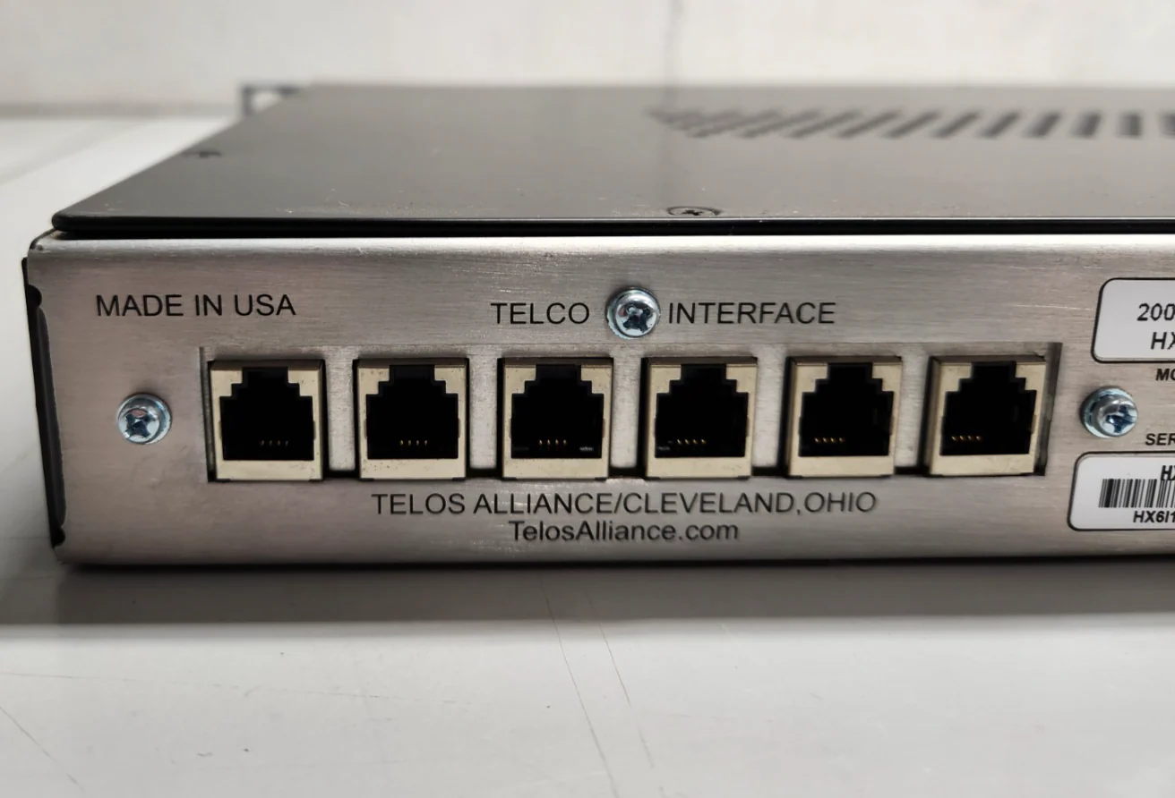 Telos Livewire Hx6 POTS Six-Line Broadcast Phone System  2001-00343-000 - Image 6