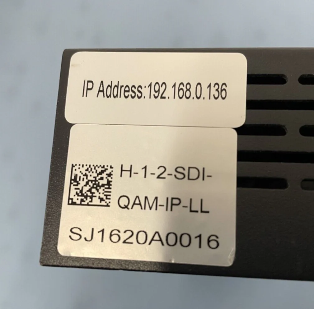 Thor Broadcast H-1-2-SDI-QAM-IP-LL 1RU SDI HD Encoder-RF Modulator - Image 4