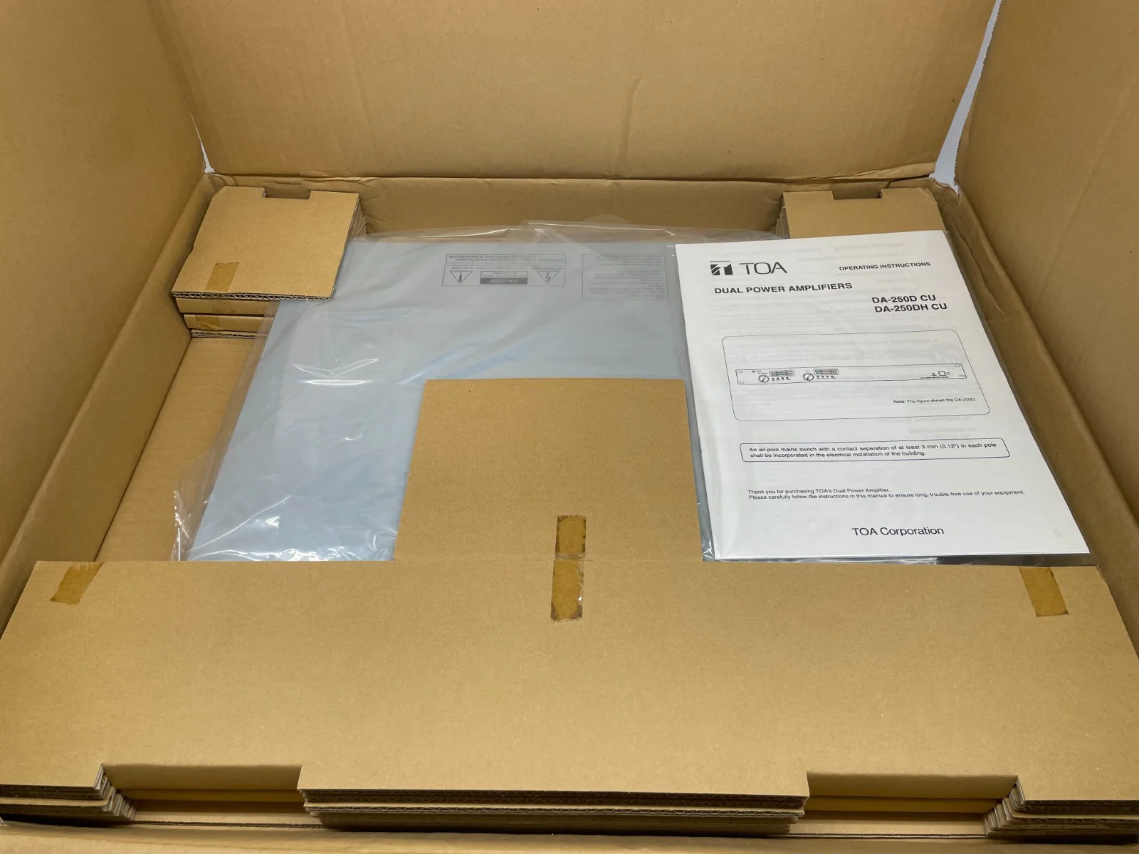 Toa Electronics DA-250DH CU - 2-Channel Digital Amplifier (2 x 250W @ 70V) - Image 3