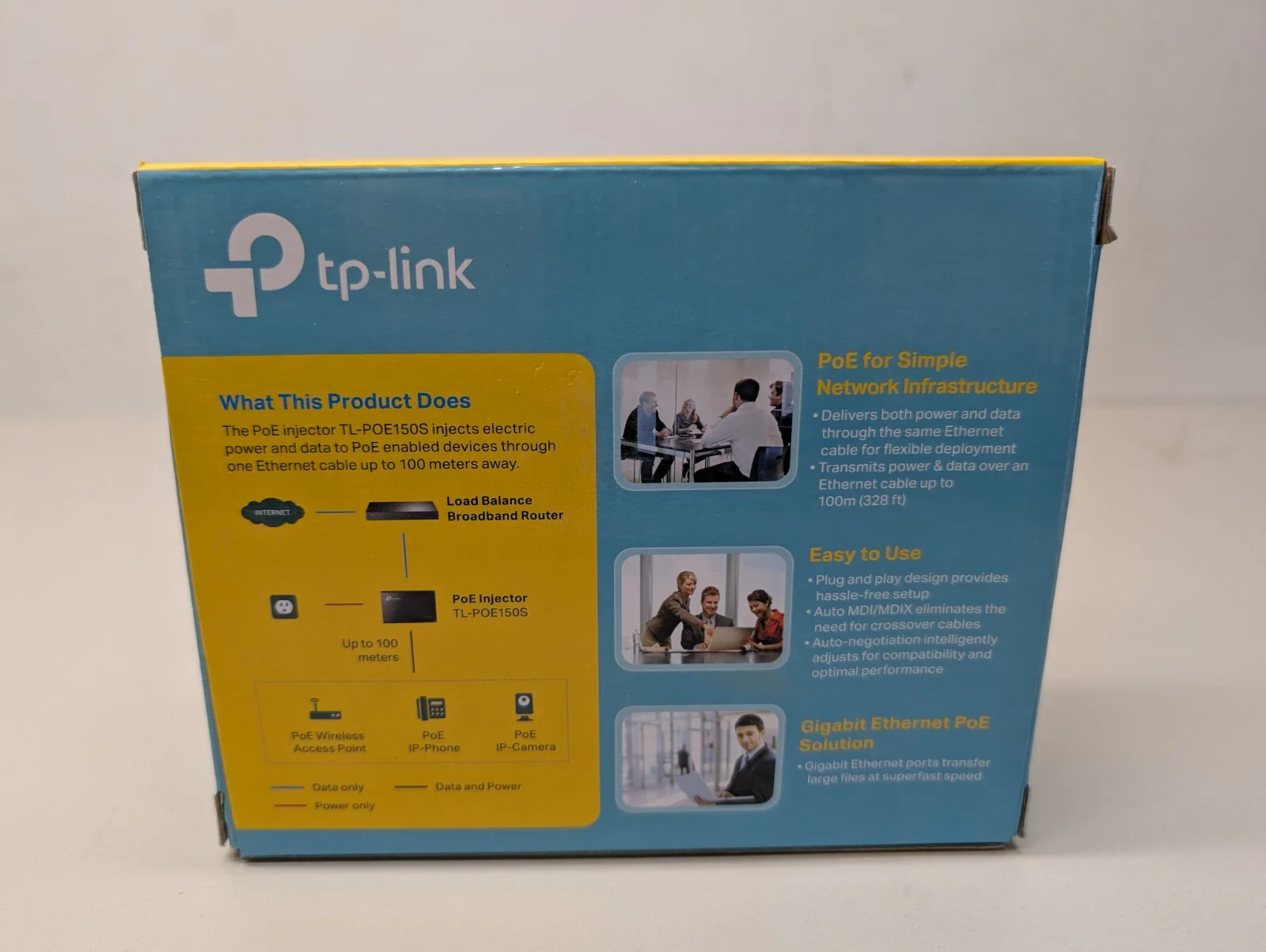 TP-Link TL-POE150S Gigabit POE Injector LOT OF 5 - Image 2