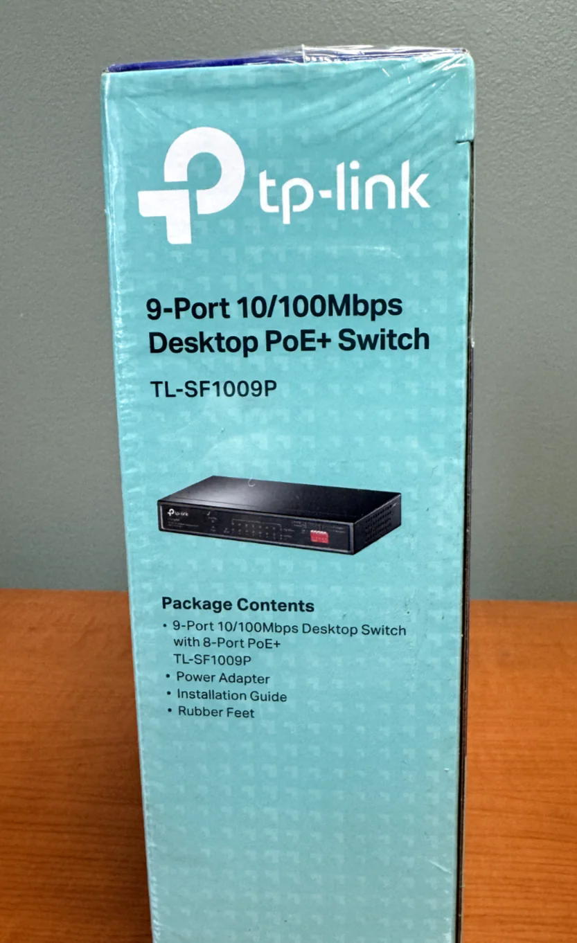 TP-LINK TL-SF1009P 9-Port 10/100Mbps Desktop Switch with 8-Port PoE+ 0160600208 - Image 3