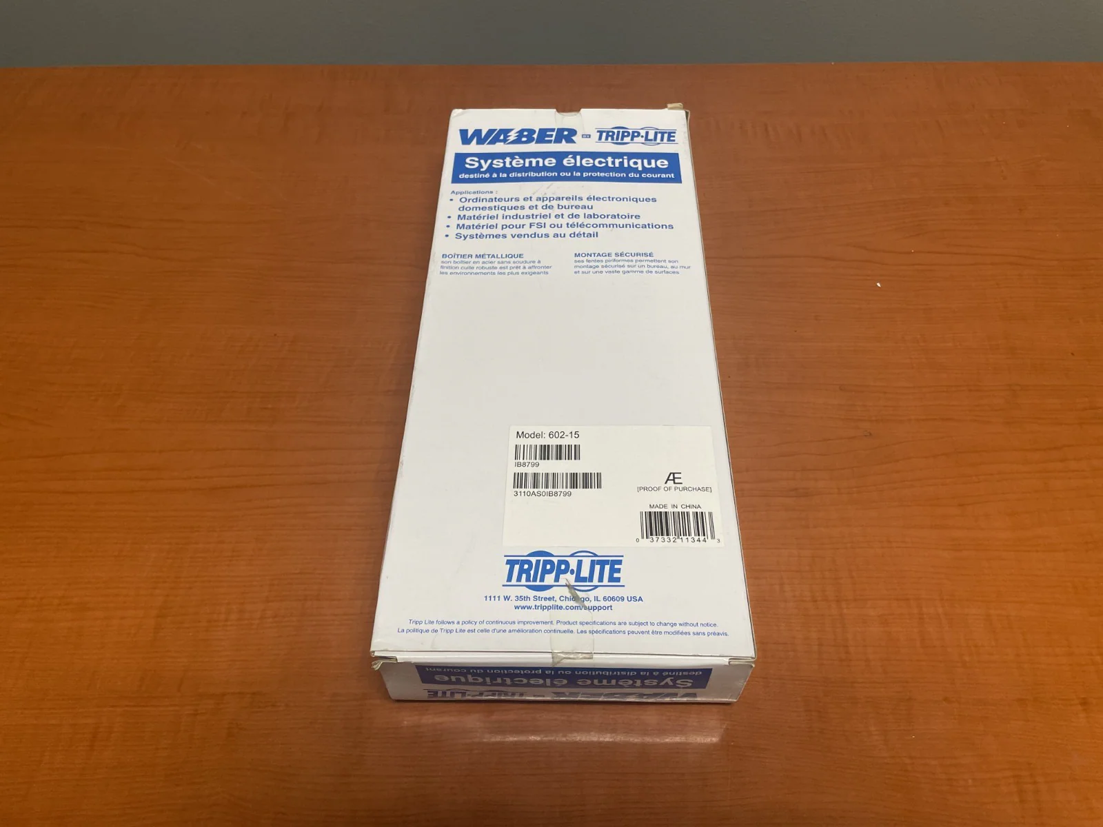 Tripp Lite Waber 5-Outlet Industrial Power Strip 602-15