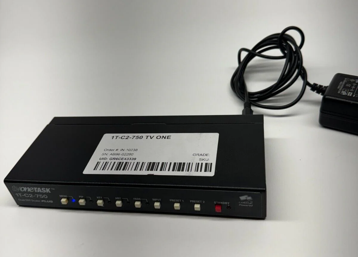 TV One 1T-C2-750 Dual-PIP DVI-I Scaler w/ Power Supply and cord - Image 2