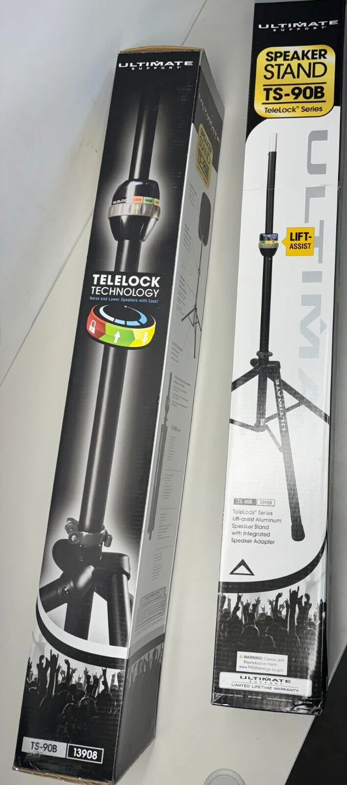 Ultimate Support TS-90B Telelock Tripod Speaker Stand - LOT OF 2 - Image 2
