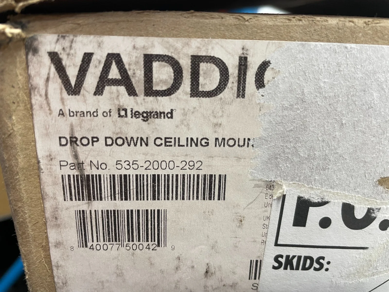 Vaddio 535-2000-292 Drop Down Ceiling Mount for Large PTZ Cameras - Short - Image 2