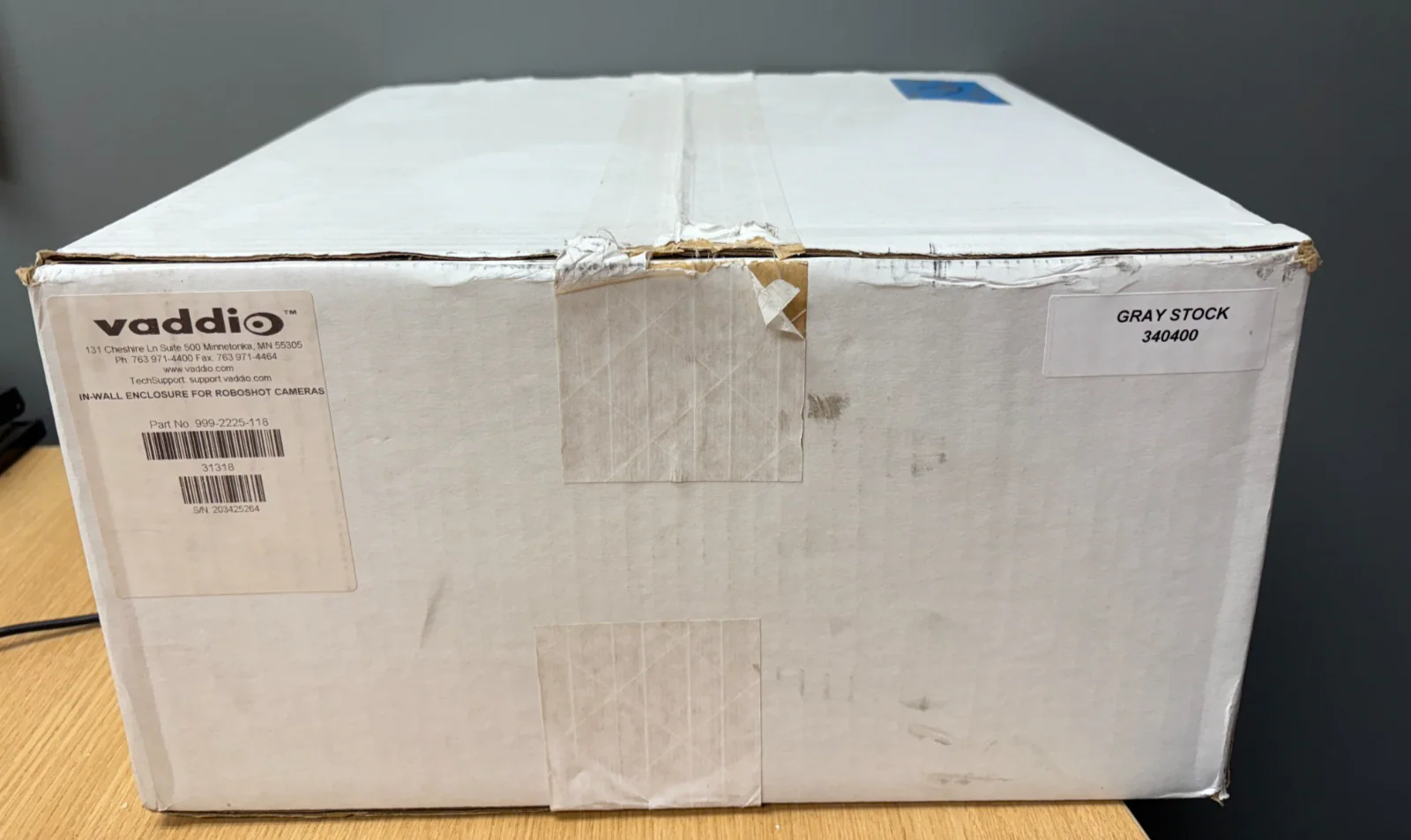 Vaddio 999-2225-118 In-Wall Enclosure for RoboSHOT PTZ Cameras - Image 3