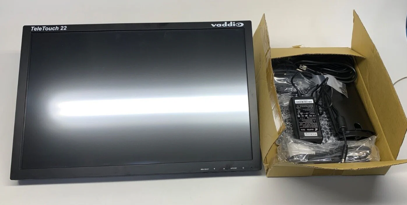 Vaddio 999-5520-022 TeleTouch 22" HD Touch-Screen LCD Monitor with Base - Image 3