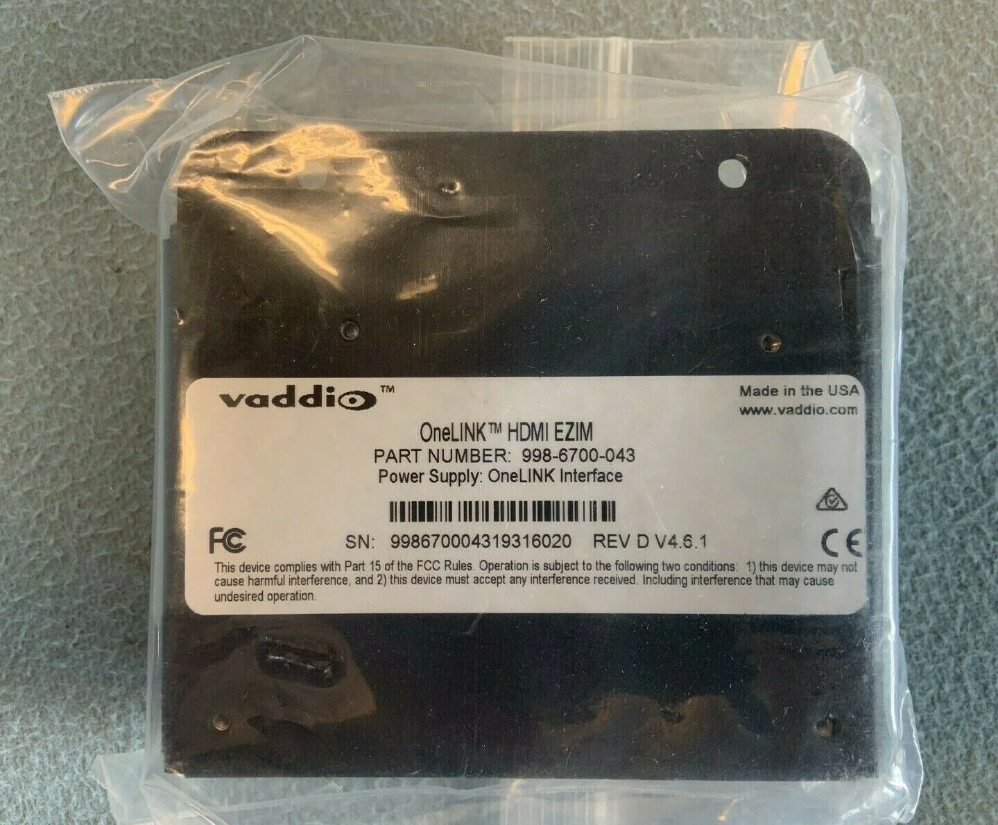 Vaddio 999-9530-000 / OneLINK HDBaseT Extender Set for Sony & Panasonic Cameras - Image 6