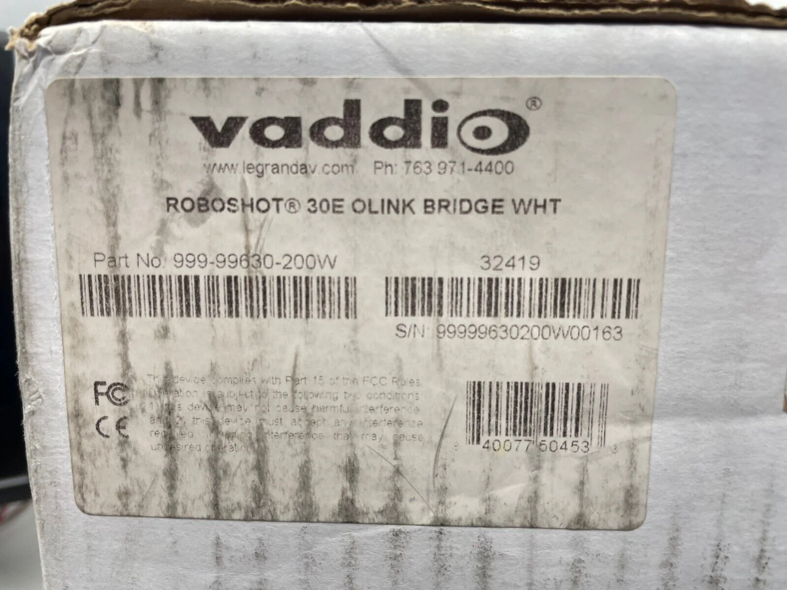 Vaddio 999-99630-200W RoboSHOT 30E HDBT OneLINK Bridge System - Image 2