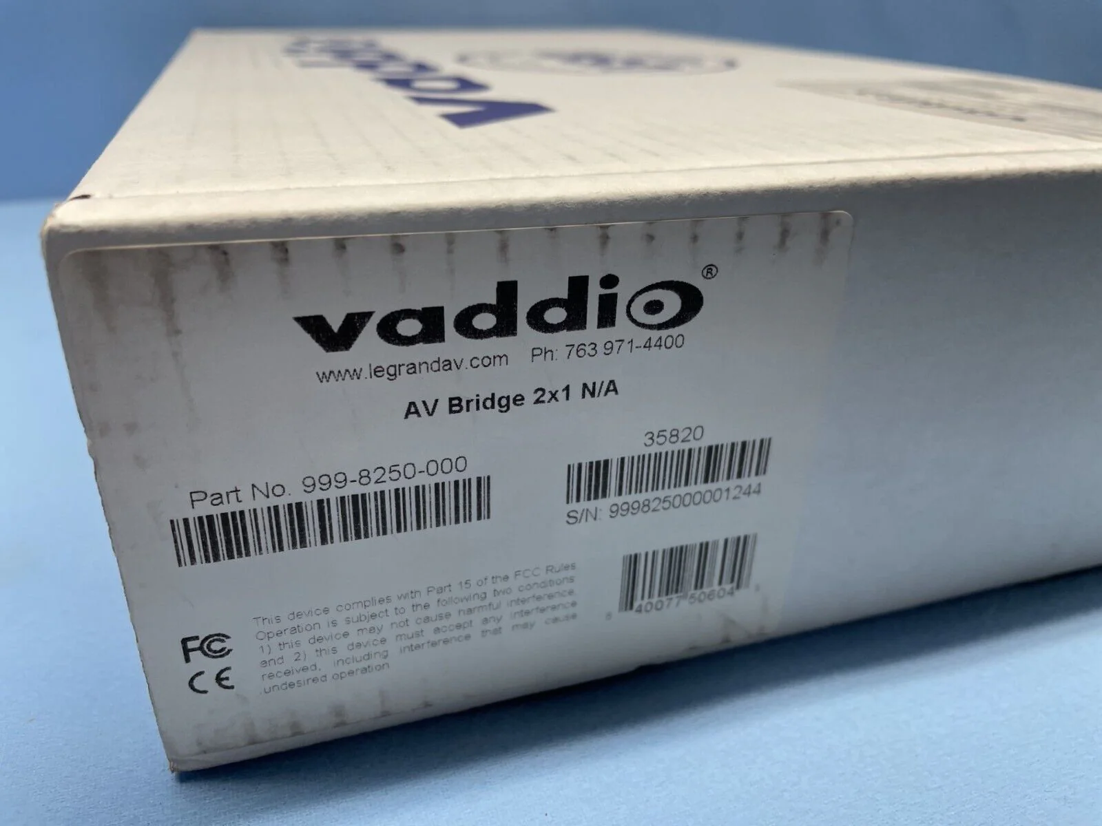 Vaddio AV Bridge 2x1 Lecture Capture Device 999-8250-000 - Image 2