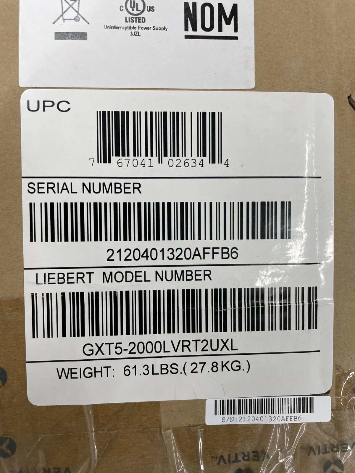 Vertiv Leibert GXT5 GXT5-2000LVRT2UXL Double Conversion Rack Tower Premium UPS - Image 4