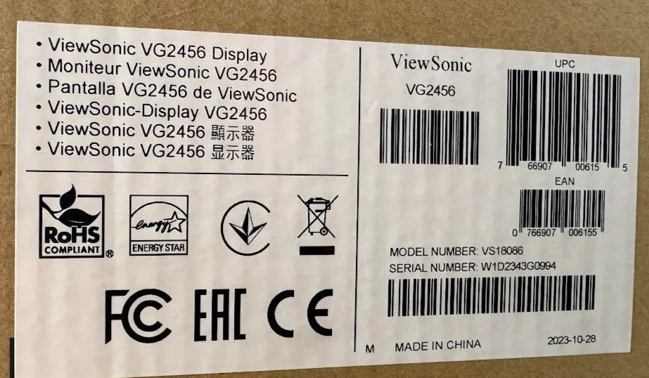 ViewSonic VG2456A - LED monitor - Full HD (1080p) - 24" - Image 6