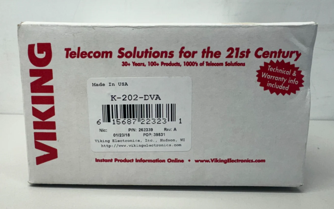 Viking Electronics K-202-DVA Two Input, Multi Number Voice Alarm Dialer 262339 - Image 2