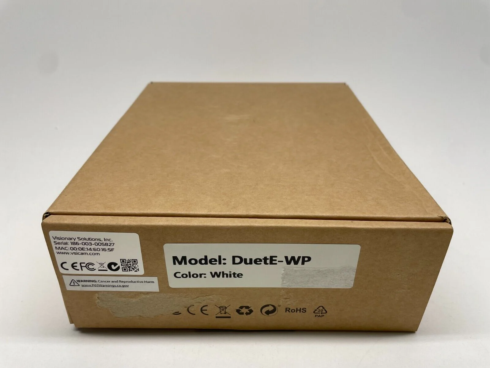 Visionary Solutions DuetE-WP 4K UHD over IP Wallplate Encoder Dante - White - Image 2