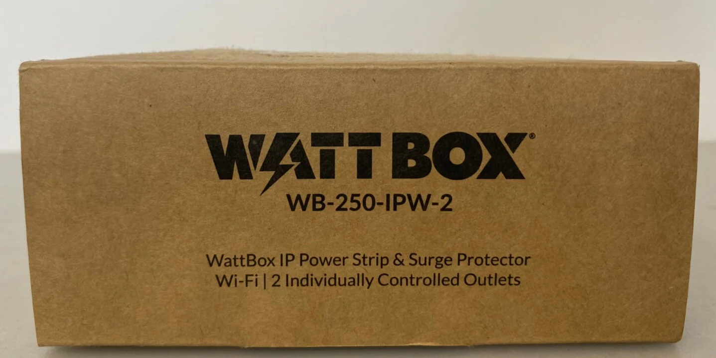 Watt Box Power WB-250-IPW-2 Strip & Surge Protector | 2 Controlled Outlets