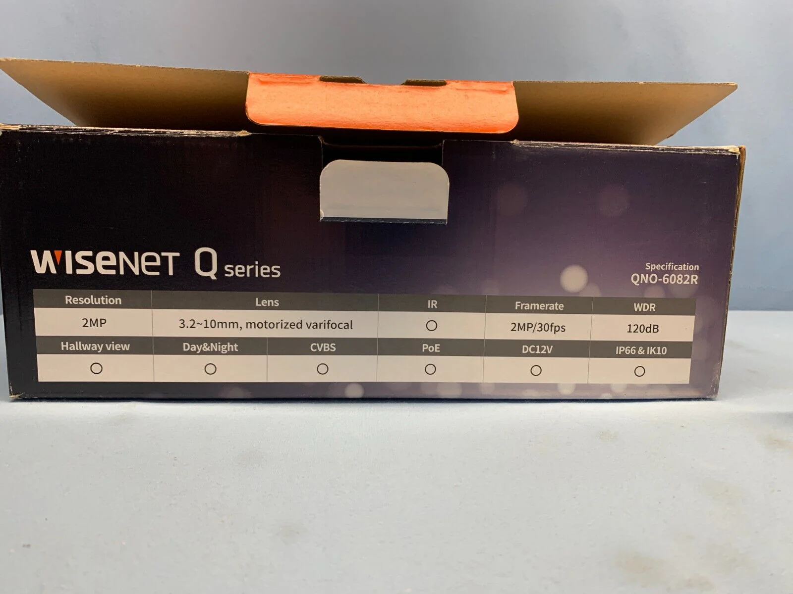 Wisenet QNO-6082R 2 MP Outdoor Full HD Network Camera Color Monochrome Bullet - Image 5