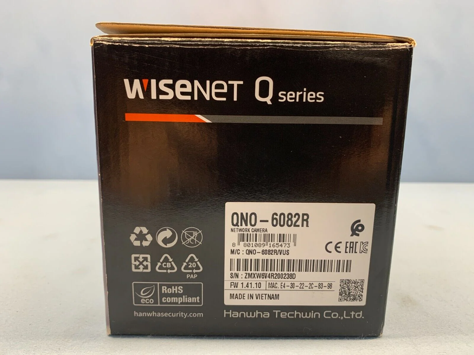 Wisenet QNO-6082R 2 MP Outdoor Full HD Network Camera Color Monochrome Bullet - Image 4