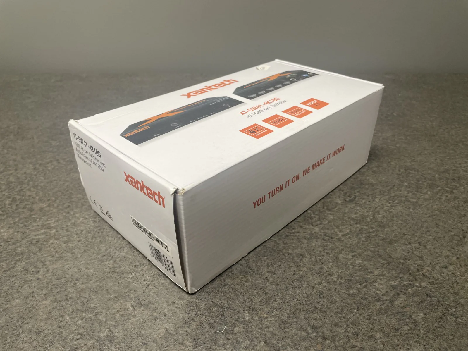 Xantech XT-SW41-4K18G HDMI 4K 4x1 Switcher with EDID Management