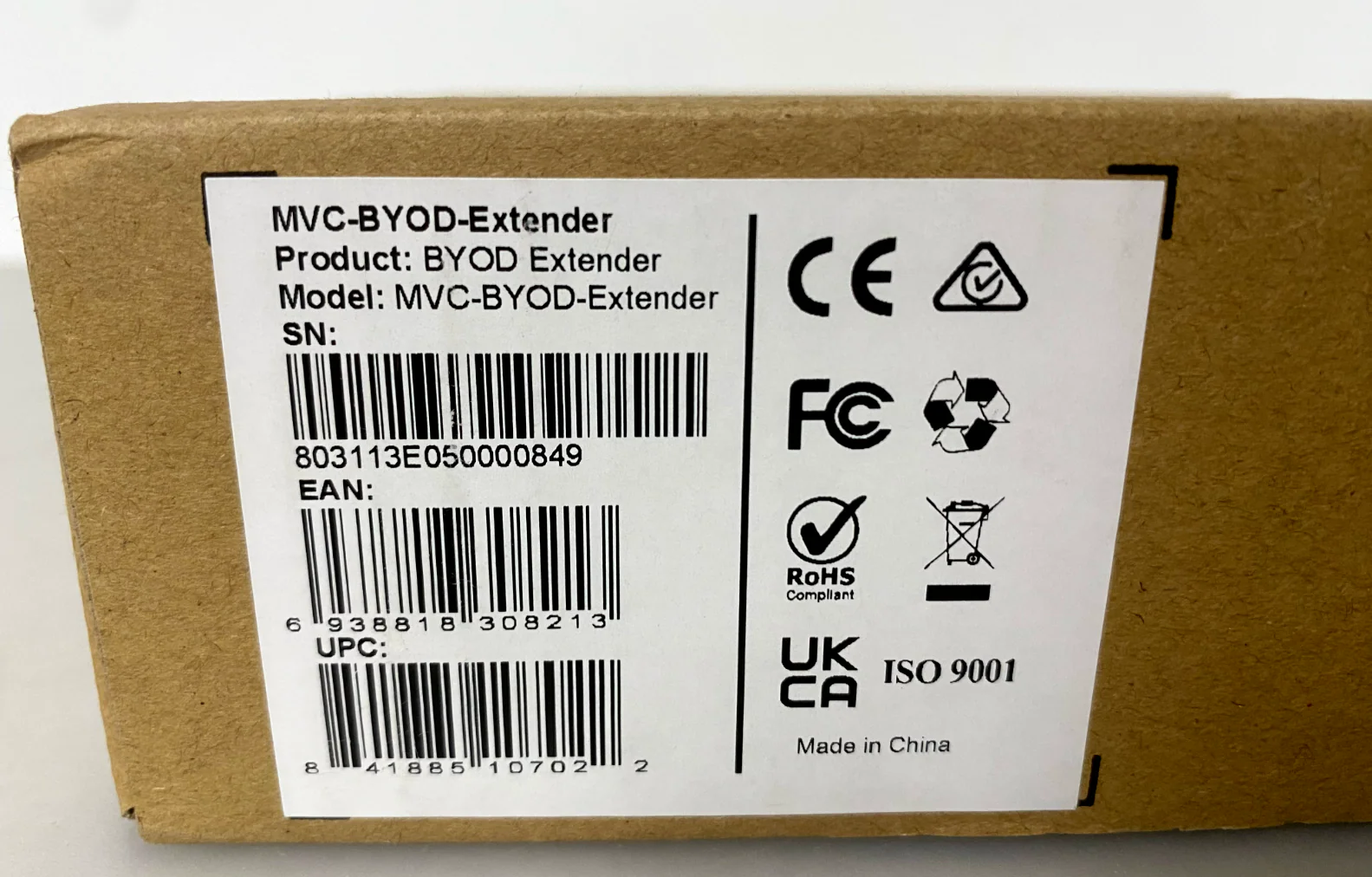Yealink MVC-BYOD-EXTENDER Video Audio Extender (P/N: 1303113)